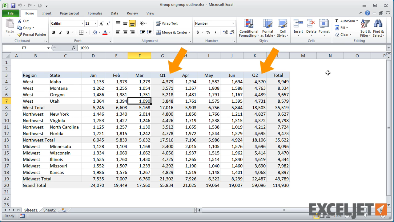 excel-tutorial-shortcuts-to-group-ungroup-and-outline